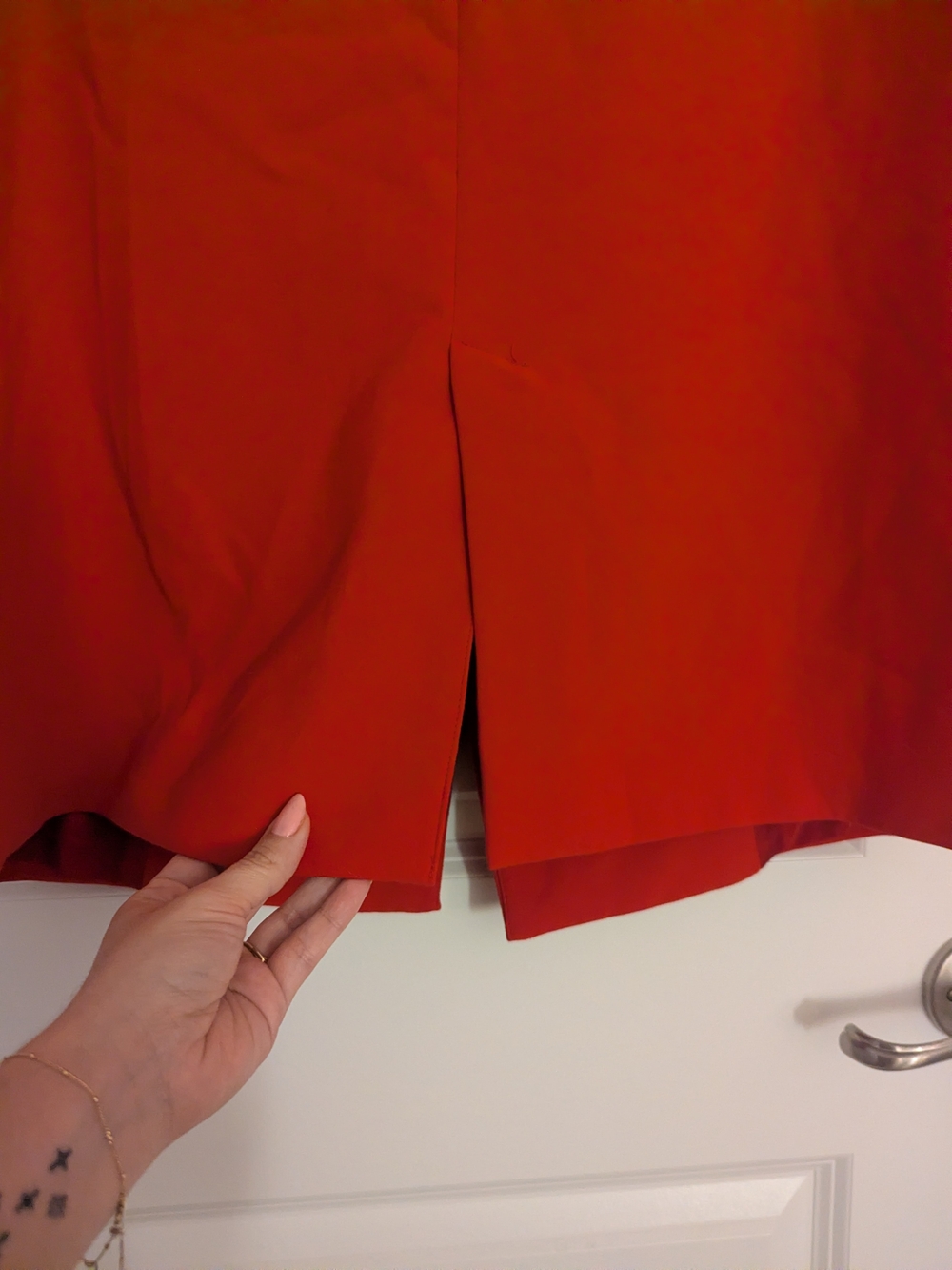 Zara Red Double-Button Oversized Blazer - Picture 8 of 8